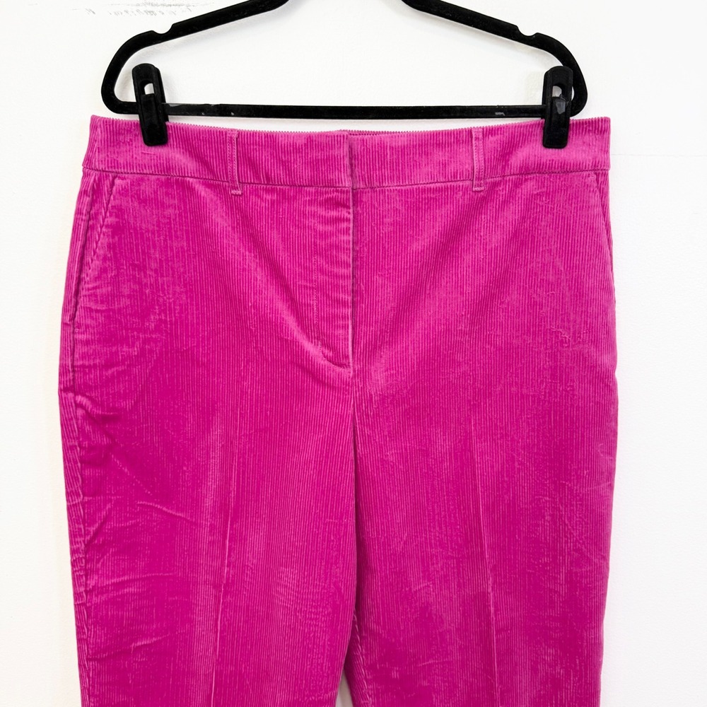 Boden Kew Cord Pants Magenta Pink Corduroy Straight Leg Size 14R - Picture 4 of 7